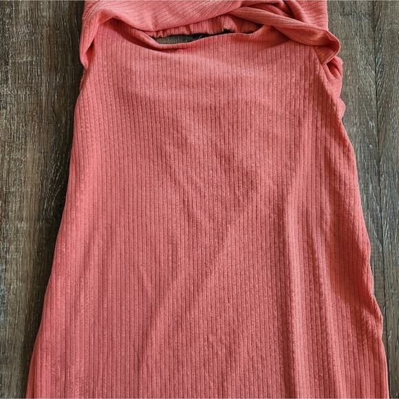 Significant Other Hallie Dress in Watermelon Size 6 NWT Halter Cut Out Midi - Picture 10 of 16